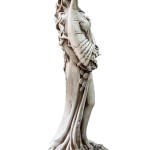 Θεά Τύχη (Αλαβάστρινο άγαλμα με πατίνα 29εκ)